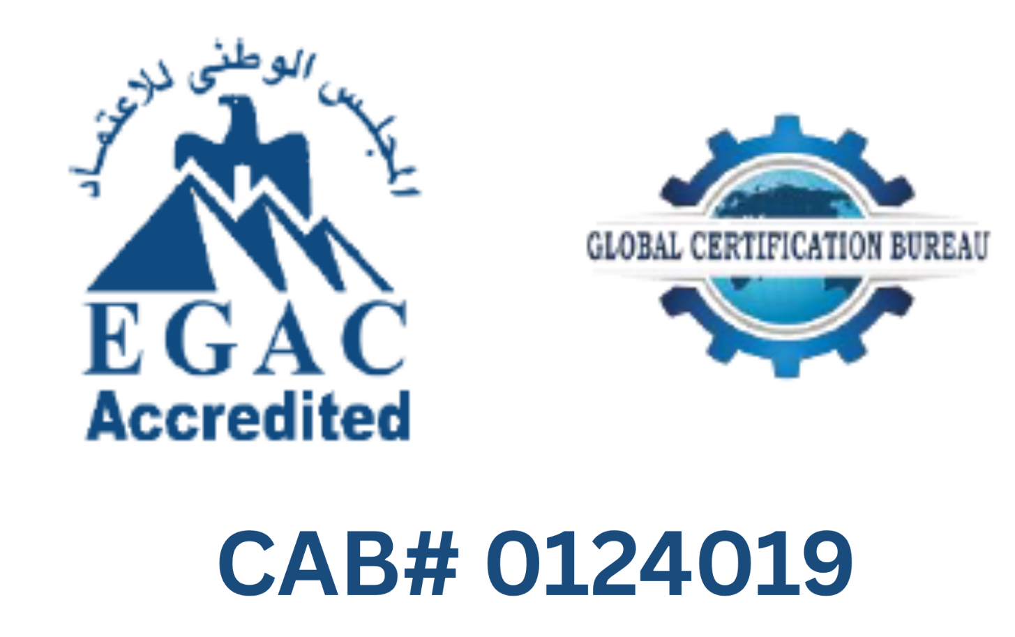 GCB EGAC accreditation CAB number 0124019